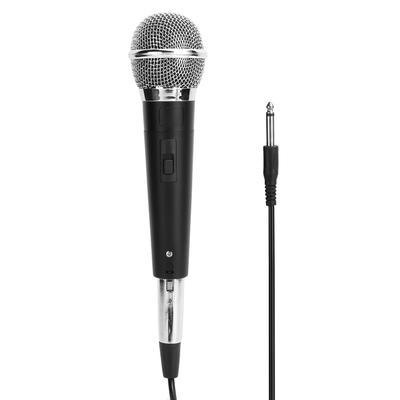 Kablolu Dinamik Mikrofon Profesyonel Hifi Ses Mikrofonu KTV Vokal Müzik Performans Toplantısı Siyah