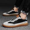 Mode Neue Herren Klassische Vulkanisierte Schuhe Echtes Leder Herren Freizeitschuhe Hohe Qualität Schnürschuhe Skate Schuhe Herren Allround Herren Flats