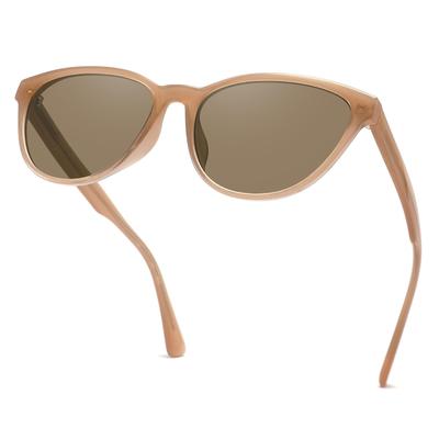 TR90 Plate Nylon UV400 Light Ideal for Everyday and [PUKCLAR] Women's Sunglasses Frame, Temples, Lenses, Protection, Anti-Glare, High-Definition