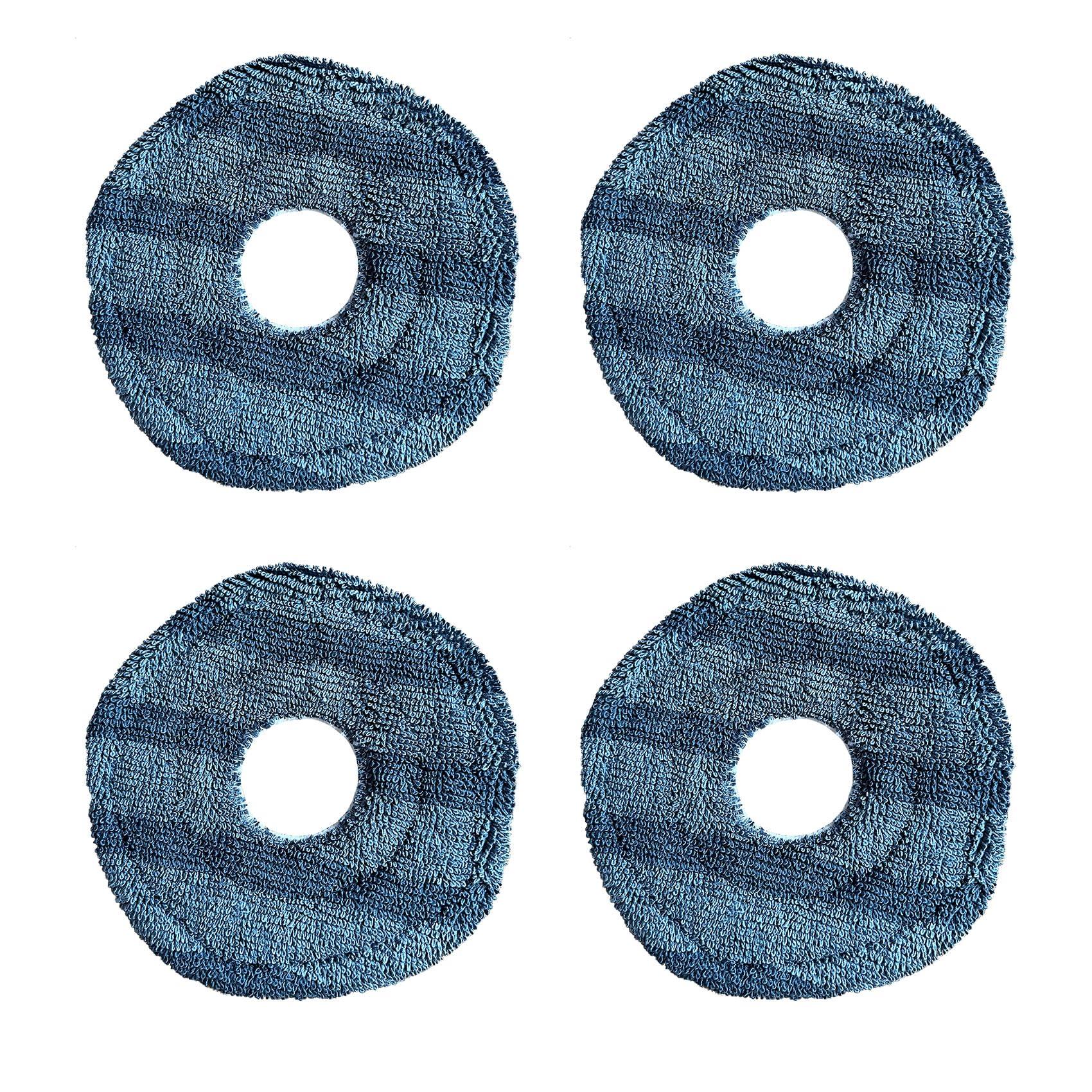 

Set of 4 replacement washable vacuum mop pads for eufy X10 Pro Omni and eufy X9 Pro robot vacuums, vacuum cleaner replacement parts.