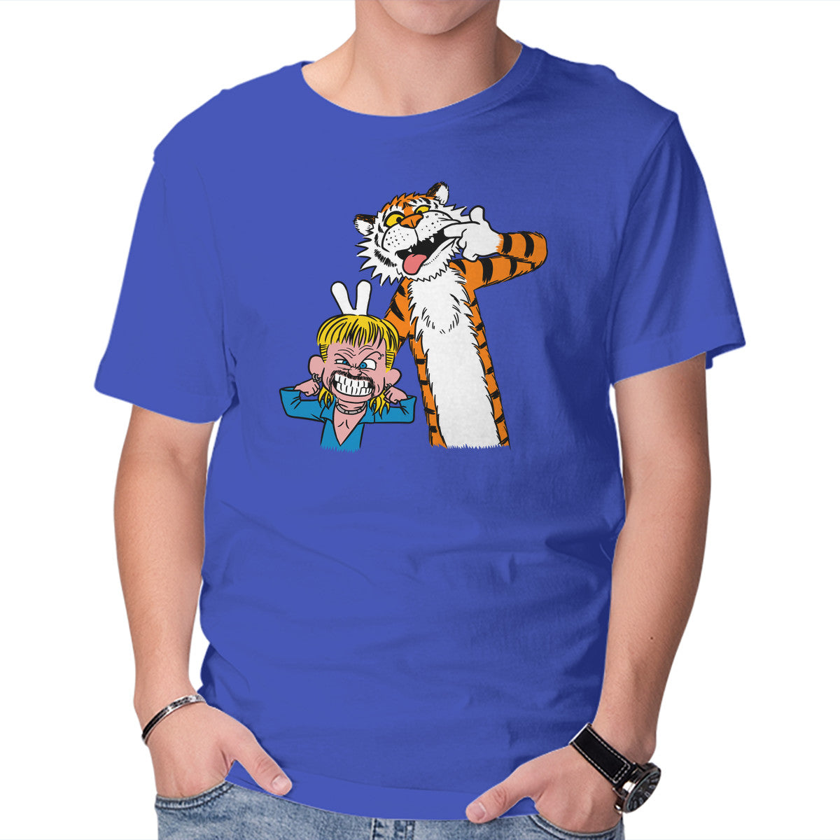 Unisex Crew Neck T-Shirt King Joe Graphic Short Sleeve Casual Tee XL