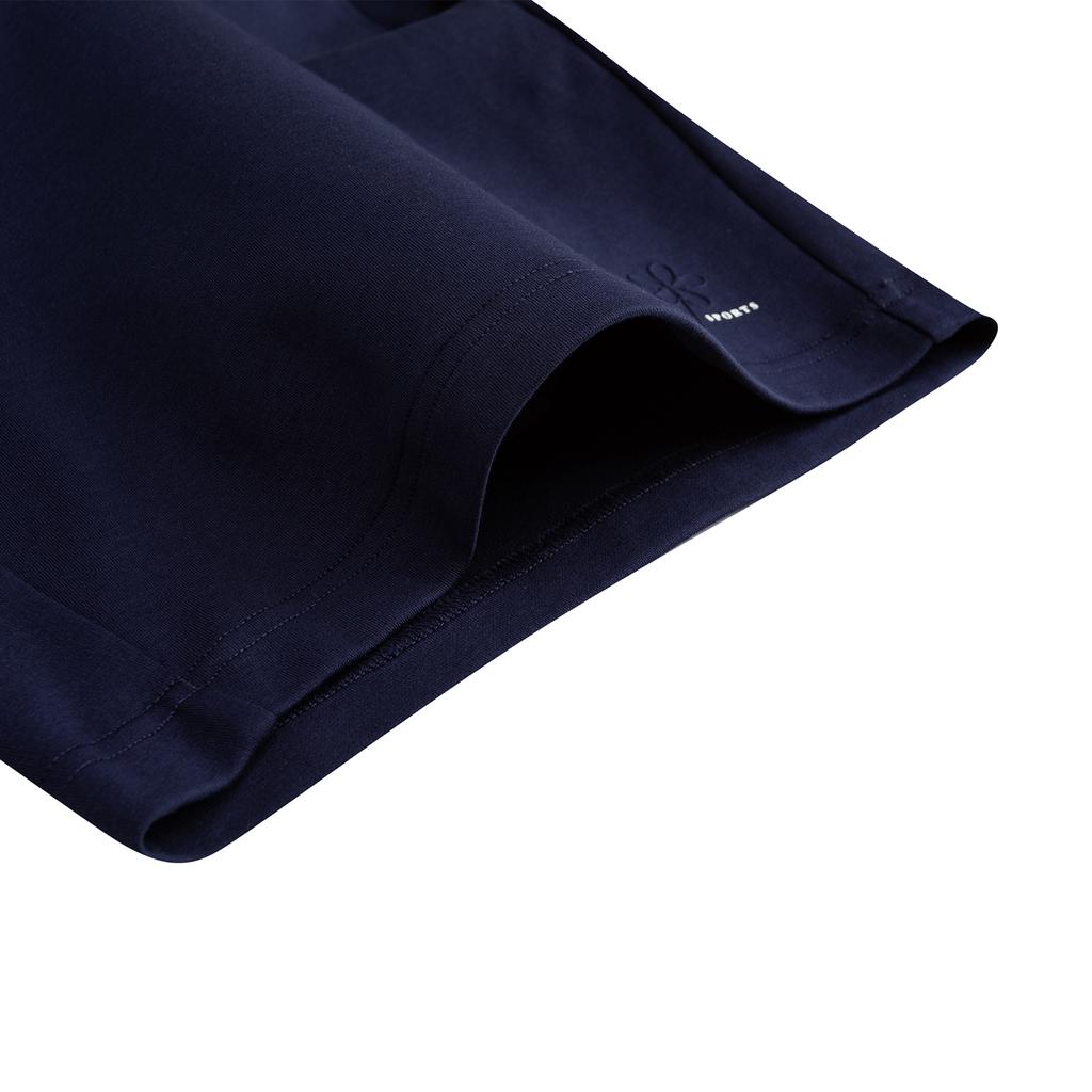 Anta Loose Knit Five-Point Shorts Women shorts Dark-Blue 962628302-3