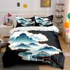 Landscape Art Three-Piece Set Soft Comfortable Duvet Cover Bedding Set Included 1*Duvet Cover & 2*Pillowcases gift