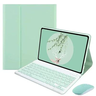 Πληκτρολόγιο Bluetooth για Xiaomi Redmi Pad SE Δερμάτινο κάλυμμα βάσης για Xiaomi 5/6 Pro Redmi Pad 10.6 Θήκη 11 ιντσών Αντικραδασμικό κάλυμμα σιλικόνης