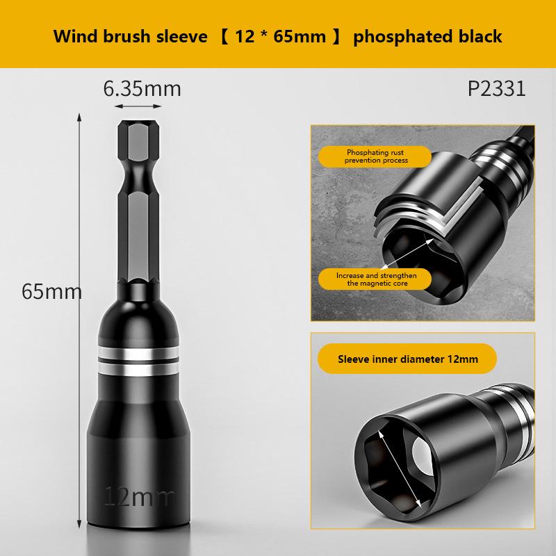 Steel Magnetic Nut Screwdriver Socket Bits For Power Drills Hex Shank Driver/Adapter Socket Wrench Tool Parts Accessories