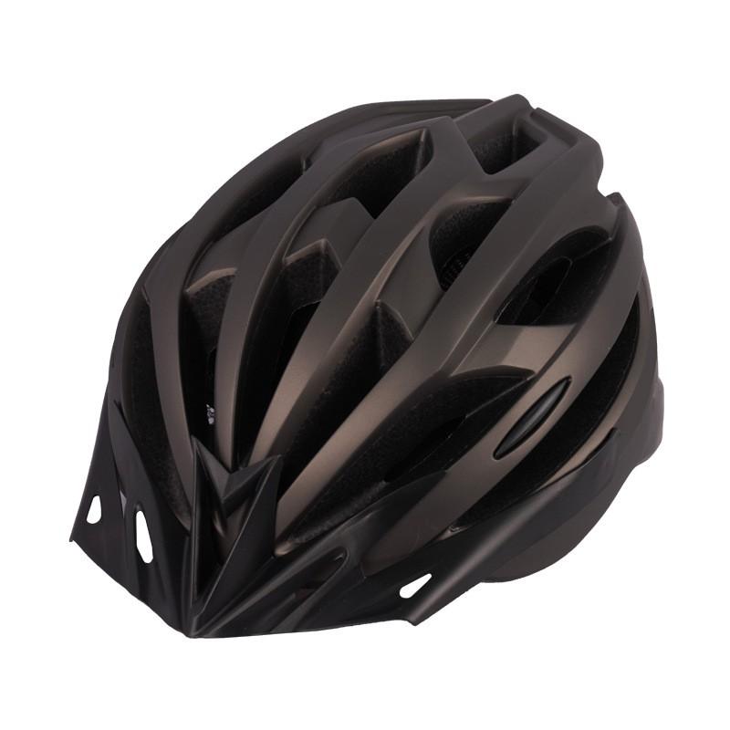 Unisex Integrated Cycling Helmet With LED Light Mountain Bike Road Night Riding Safety Gear