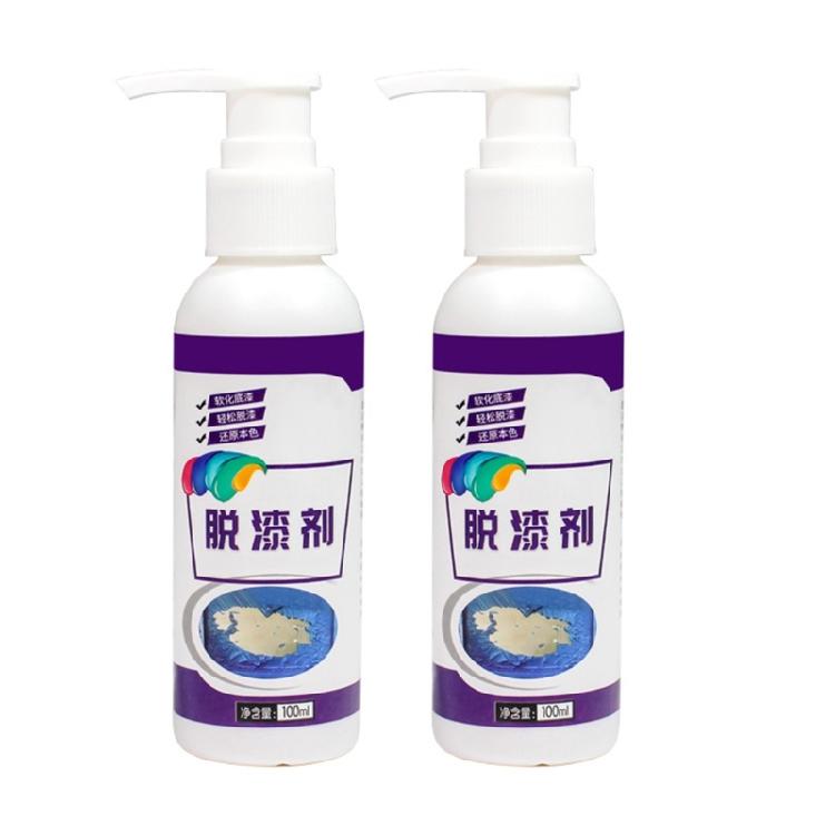 

2 Pack 100ML Metal Surfaces Paint Stripper Liquid Nontoxic Formula Removes Paint Varnish Coatings Residues Efficiently 1