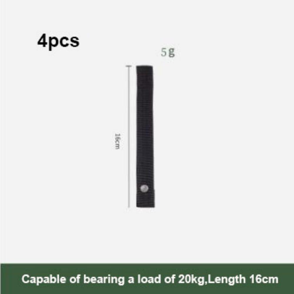 

4pcs Universal Front Battery Buckles 16cm Carabiner Buckles Bike Accessories чёрный