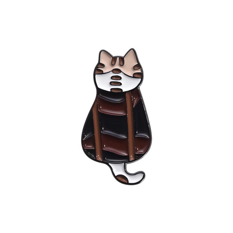 Cute Music Cat Enamel Pin Pop Music Albums 1989 Junior Jewels Cartoon Kitten Animal Brooch Lapel Badge Jewelry Gifts for Friends