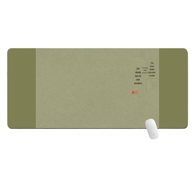 Extra Large Chinese Style Minimalist Mouse Pad with Wrist Rest