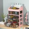 Scatola Porta Trucco Acrilico Multistrato Contenitore Cosmetici Trasparente Cassettiera da Scrivania Porta Gioielli Plastica Trasparente Organizzatore Trucco