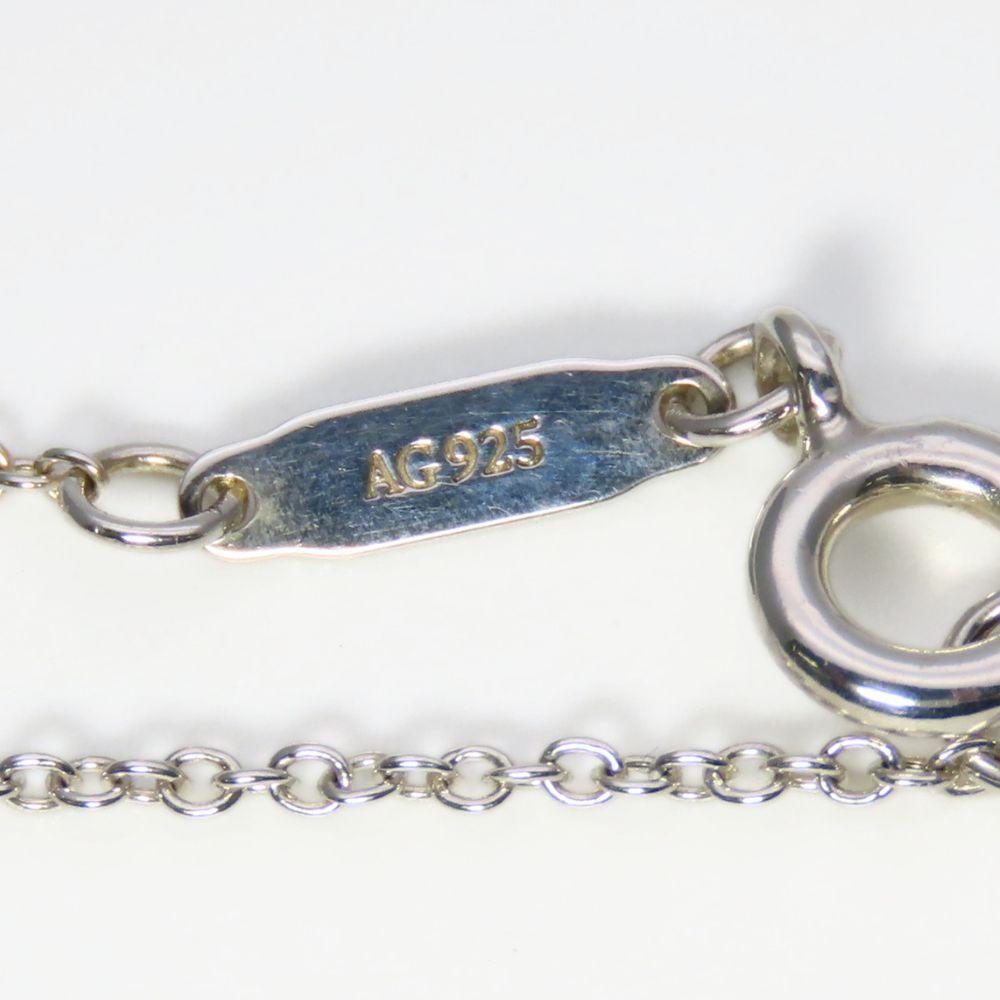Used TIFFANY&Co. Necklace Return To Round Heart Silver925 4.0g Silver TIFFANY & Co. Blue Accessories