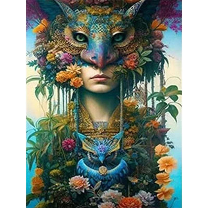 DIY Diamond Painting Goddess of Nature Cross Stitch Kit Mosaic Art Diamond Painting Full Circle/Square Diamond Home Decoration