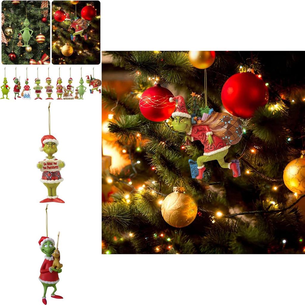 Gorgeous The Grinch Christmas Tree Pendant Ornament For Party Home Decor