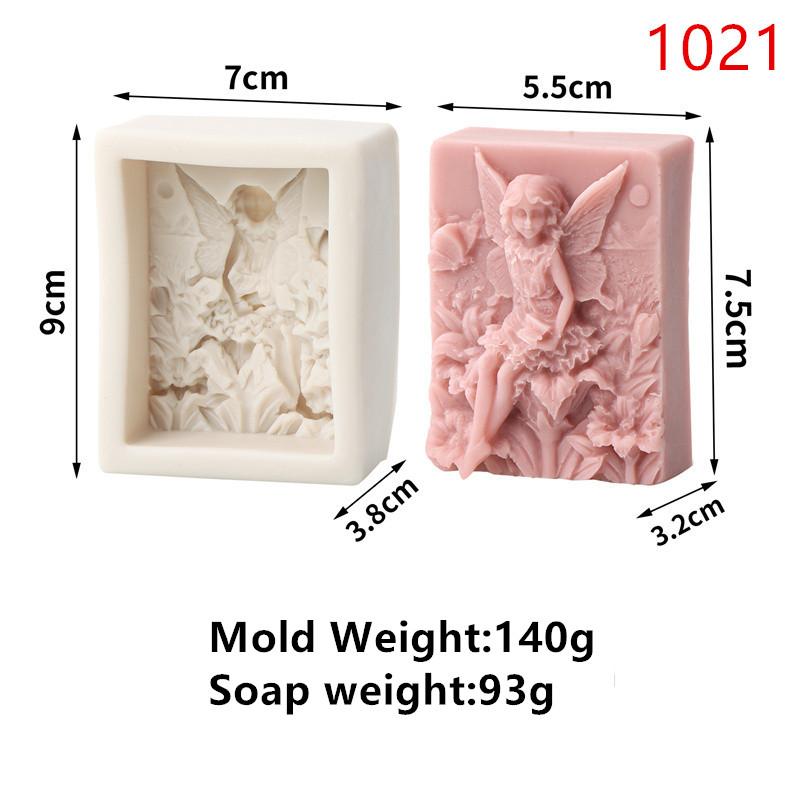 Leśna Dziewczyna Wróżka Kwiatowa Silikonowa Forma do Mydła DIY Elf Anioł Dziewczyna Świeca Żywica Gips Ręcznie Robione Mydło Wosk Glinka Artystyczne Rzemiosło Wystrój Domu