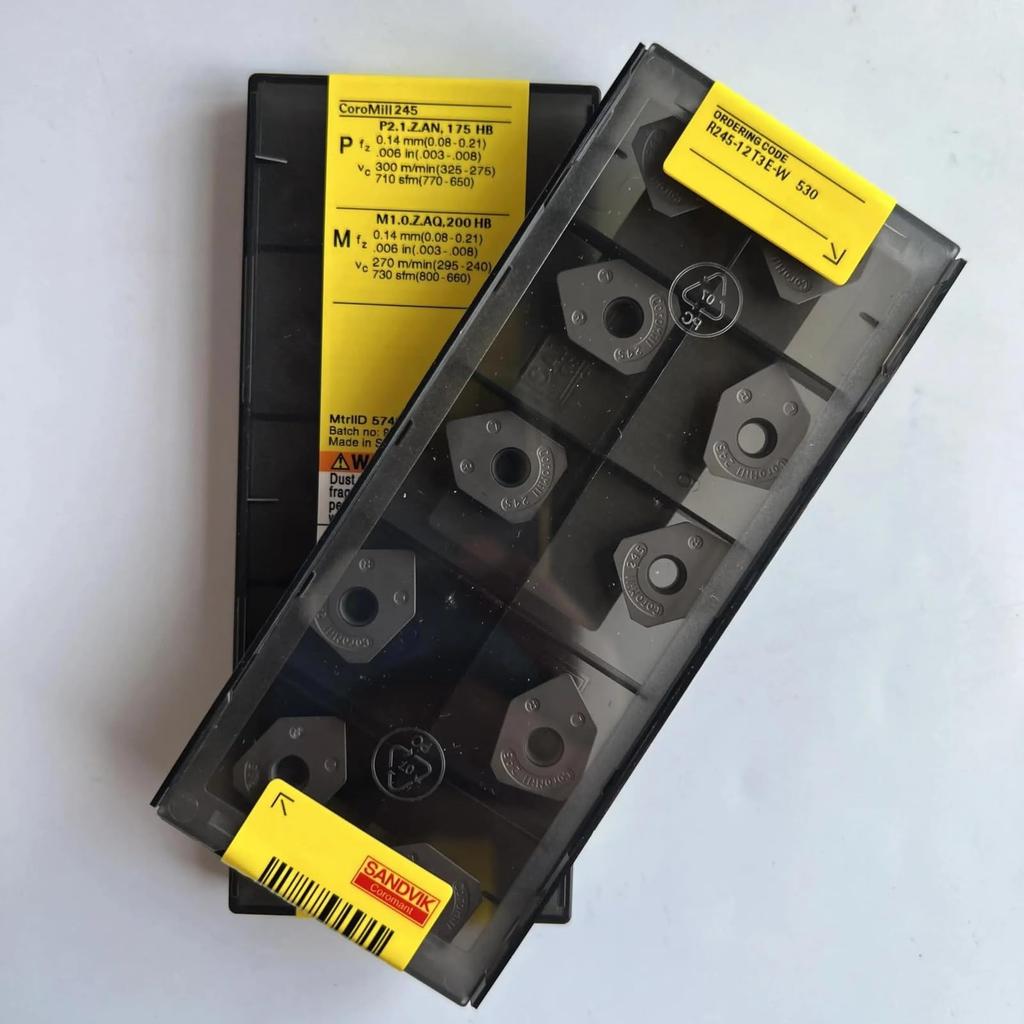Original Sandvik / R245-12T3E-W 530 /Carbide CNC Blade 10 PCS