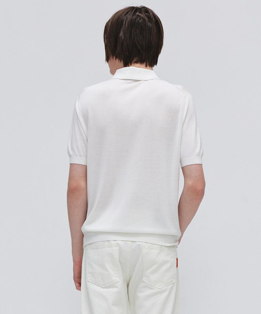 EZIO Soft Collar Half Knit_Ivory