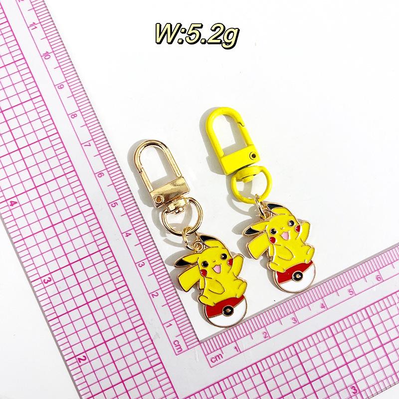 Creative Pokemon Keychain: Cute Pikachu Cartoon Bag Pendant & Zipper Pull