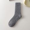 Hotsale Japanese Style Wool Blend Socks  Solid Thick Warm Women Socks for Autumn Winter  Cozy