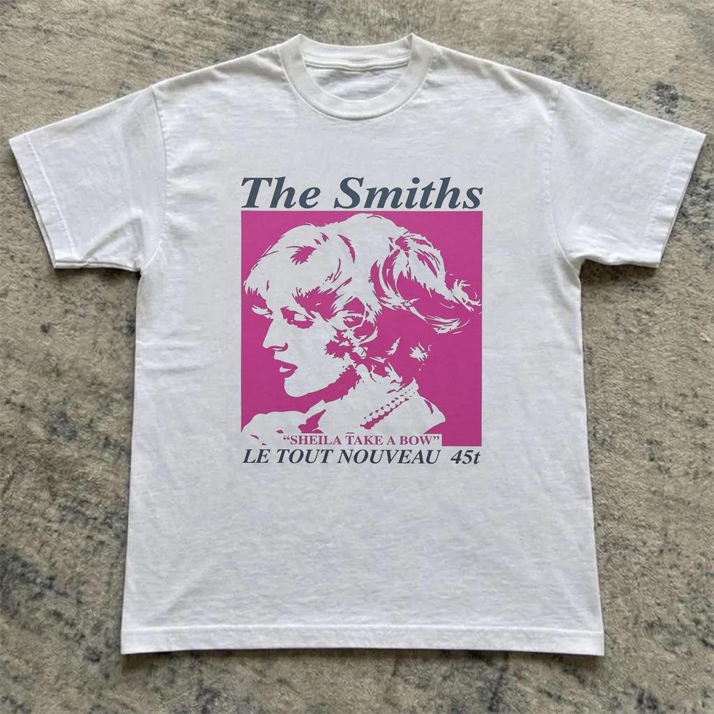Collezione the smiths. T-shirt promozionale "sheila take a bow", T-shirt grafica stile vintage anni '90, Magliette da cowgirl, T-shirt grafica western cowboy, unisex