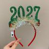 Glowing headband headgear new countdown party props christmas carnival atmosphere decoration
