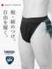 Juranje Men's Fundoshi Pants [1 Pair, Made in Japan, Cotton Modal, M/L/LL] (JP, Alphabet, M, L, Charcoal)