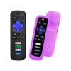 Roku TV Remote Control Luminous Anti-Slip Cover - Dirt-Resistant & Anti-Fall Sleeve