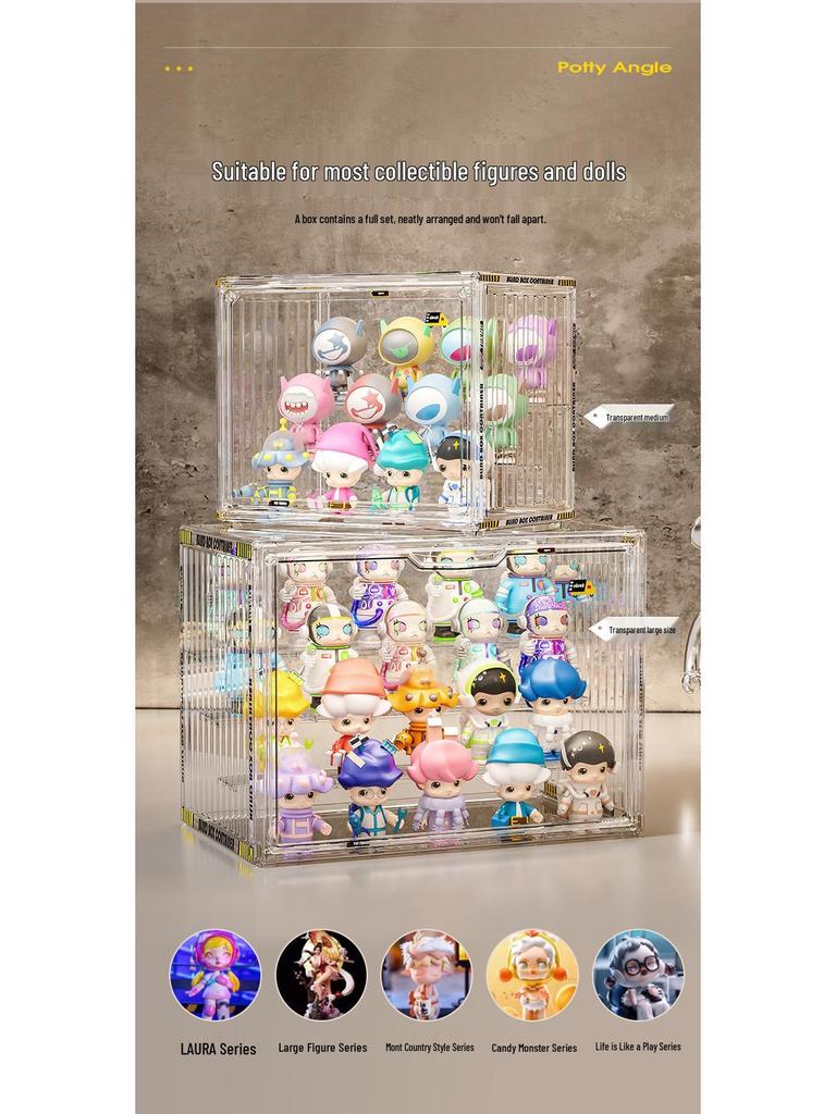 Tiered Acrylic Dustproof Display Case for Pop Mart & LEGO Figures