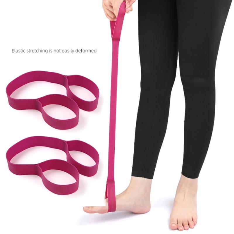 Figure 8 Shape Muscle Building Resistance Strap High Flexibility Polyurethane Tension Cord for Upper Body Strength Work