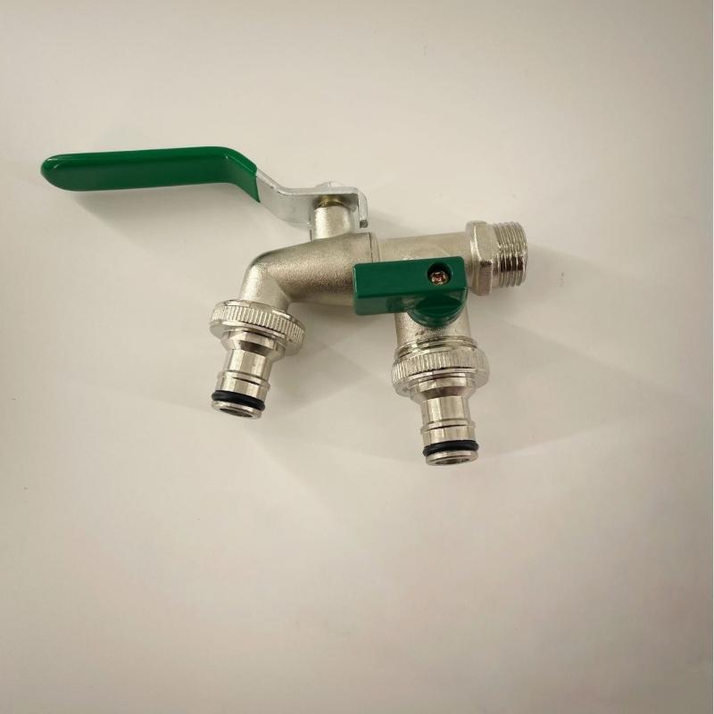 1 Bucată Robinet Apă Aliaj Zinc 1/2'' 3/4'' Mâner Pârghie Rotativ Exterior & Interior Robineți Alimentare Udare Robinet cu Bilă Unelte Grădină