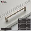 Oukali American Style Square Black Polish Chrome 128Mm 160Mm Furniture Gold Cabinet Handles Pull