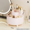360° Rotating 7 Slot Makeup Brushes Holder Organizer Multi-Functional Desk Storage Cosmetics Storage For Vanity Desktop Bathroom