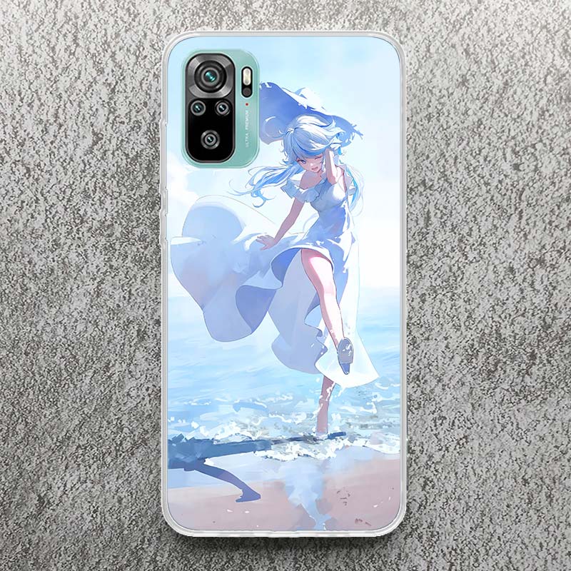 Cute Furina Genshin Impact Print Soft Case for Xiaomi Redmi Note 14 13 12S 11S Phone Shell 10 Pro Plus 11E 11T 12 11 10S 5G Cove