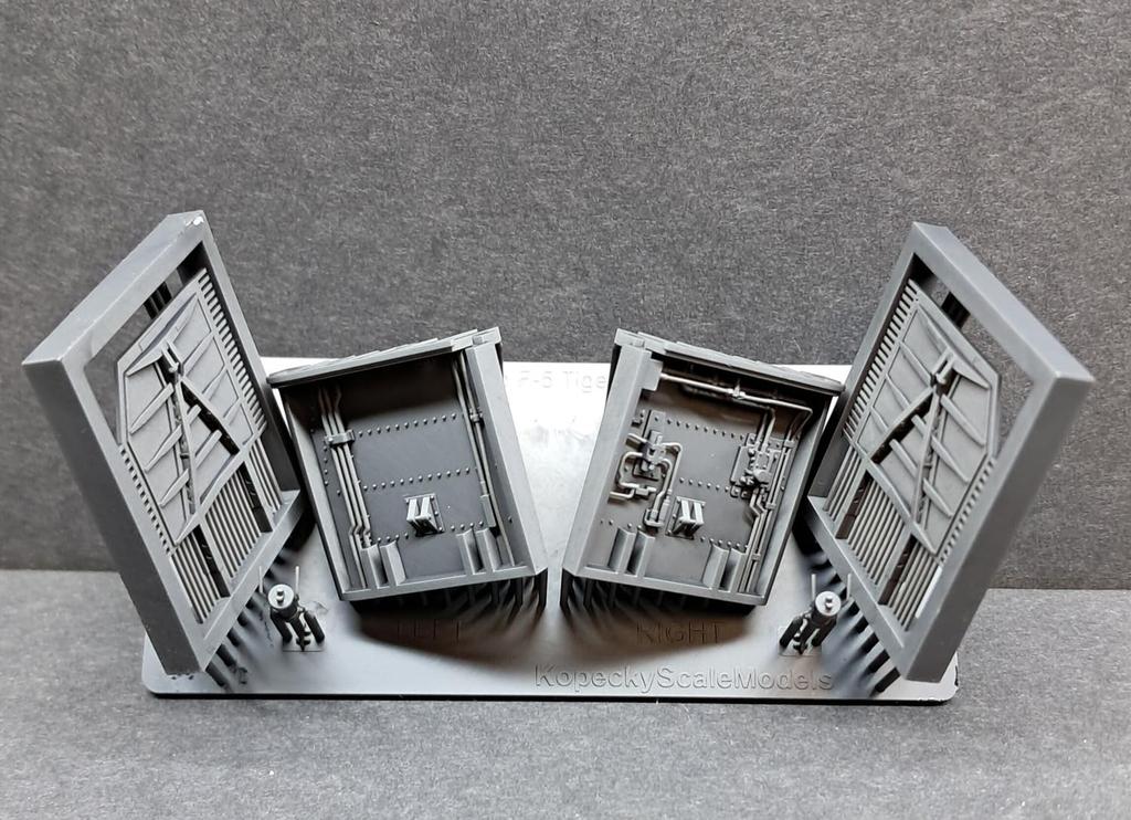 Kopecky Scale Models Tiger II Air Brake Kitty Plastic Model Parts KOM32057 1/32 F-5 (for Hawk) (Airplane)