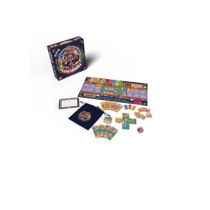 Jeu de société stratégique - Blackrock Games - Viva Caterina - 2-6 joueurs - Dès 8 ans - Pose de tuiles