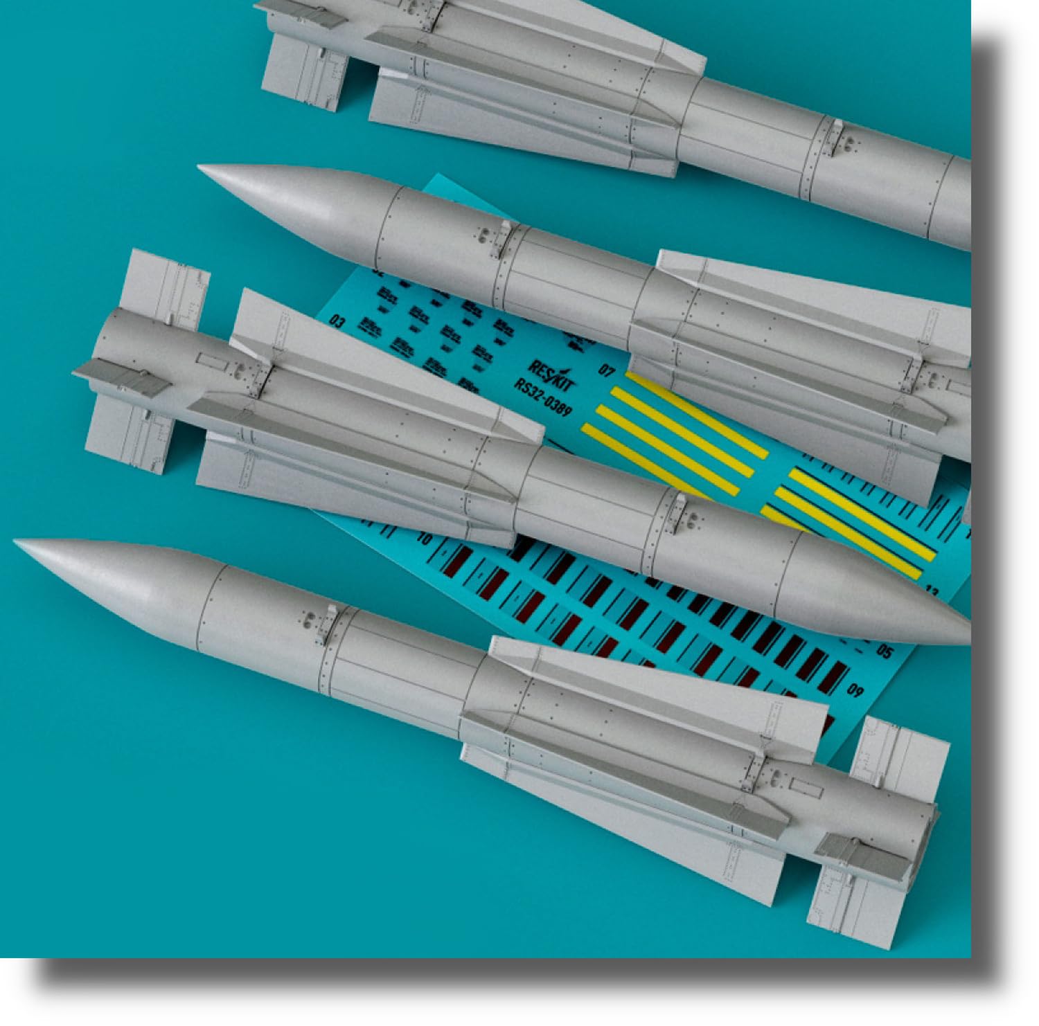 

Reskit missile 4 pieces plastic model parts 1/32 AIM-54C RSK32-0389R