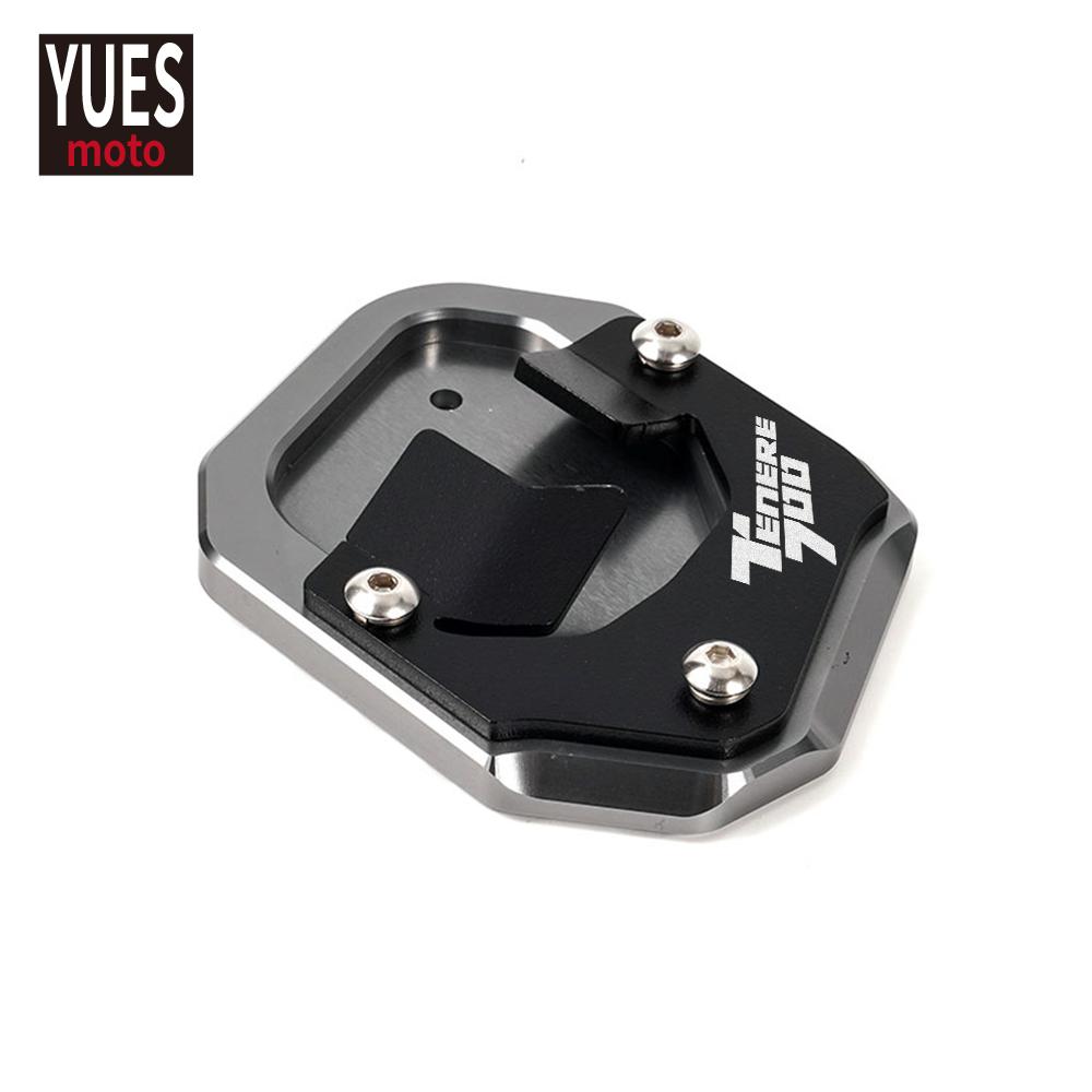 

Аксессуары для мотоциклов, алюминиевый увеличитель ног, боковая подставка для ног, удлинительная пластина, подходит для Yamaha Tenere