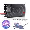 Car Ultrasound Mouse Repeller Intelligent Sensor Rodent Repeller Circuit Protection Ultrasonic Car Rat Repellent Self-Check Mode
