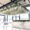 12 TEILE/SATZ Künstliche Blumen Seide Glyzinien Rebe Hängende Blume für Hochzeit Garten Floral DIY Wohnzimmer Büro Dekor