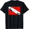 Dive Flag Spearfishing T-Shirt Freediving Tee T-Shirt