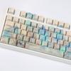 Qianli Jiangshan Keycaps Chinese Style Ancient Oil Painting Style Keycaps Side Engraved Translucent Original Pbt Keycaps 120Keys