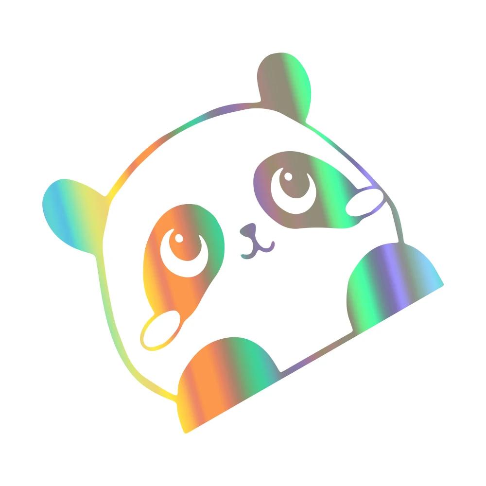 Funny Cute Panda Sticker Car Body Side Decor Decal Motorcycle Vinyl Waterproof Decoration Cover Auto DIY Para Tuning Accessories