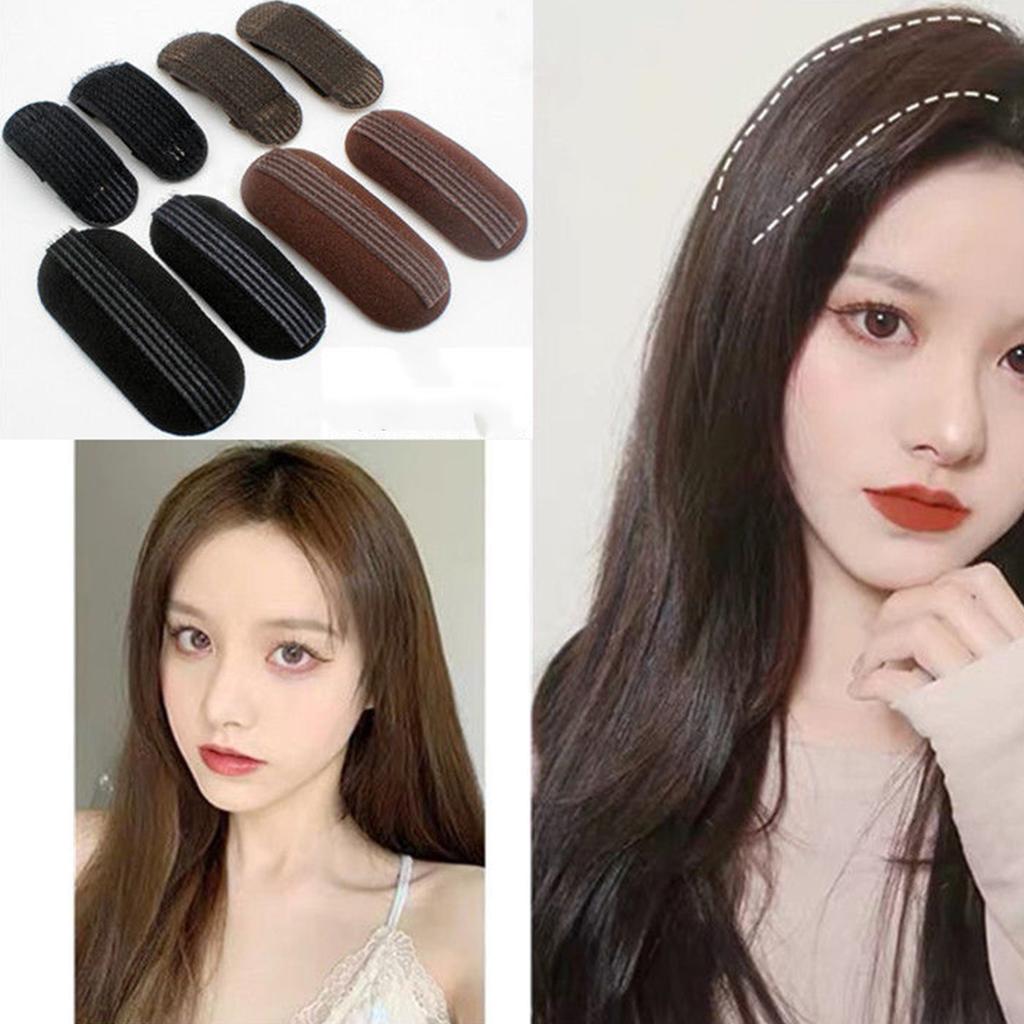 2PCS Women Hair Clips Sponge Bump It up Volume Base Hair Inserts Invisible Hair Pins Holder Padding
