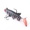 Silicone Soft Lures Worm Fishing Baits Bass Trout Shad Bait Crank Swim Bait