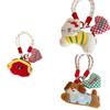 Plush Rabbit Dog Keychain Cartoon Puppy Pendant Bag Charm Lightweight Portable Accessory For Women Girls