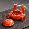 Cute Crab-Shaped Home Decor Ashtrays Living Room Ornament Home Storage Box with Lid Festive Gift