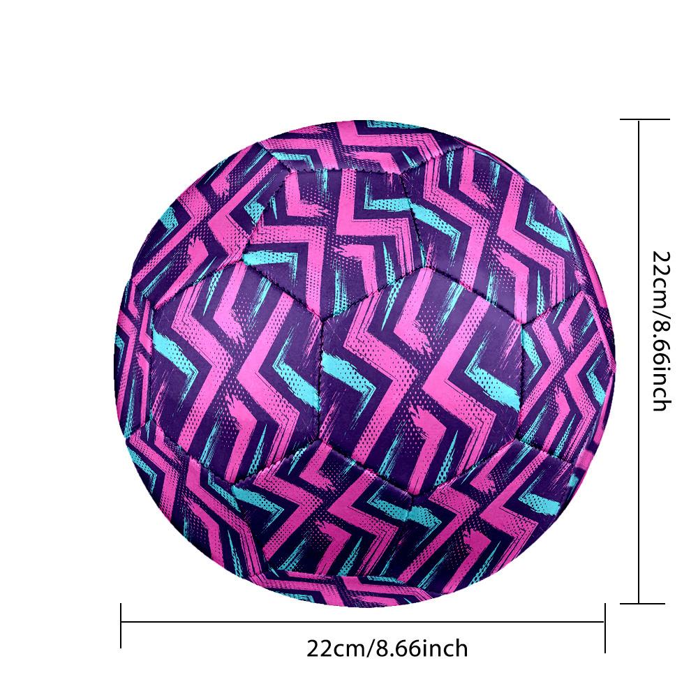 1pc Abstract Graffiti Size 5 Soccer Ball Professional Match Training Football Indoor &Outdoor Sports Ball Lightweight Durable c6548