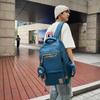 Schoolbag: Japanese-style casual minimalist large-capacity backpack, high-end school bag for junior high, high school, and college students