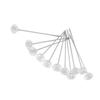 300Pcs Clear Crystal Rhinestone Head Pins Straight Shank Floral Wedding Pins  Bouquet Decoration