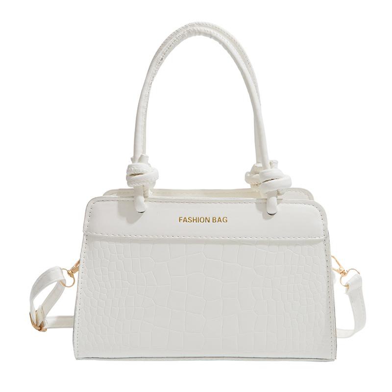 Casual Handbag Women's Small Square Bag New Fashionable Texture Messenger Bag Splicing Niche Bag